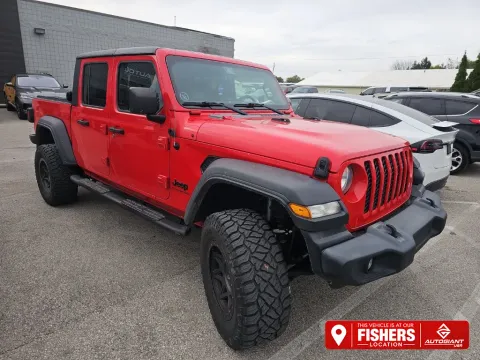 Red 2020 Jeep Gladiator Sport for sale in Fishers, IN