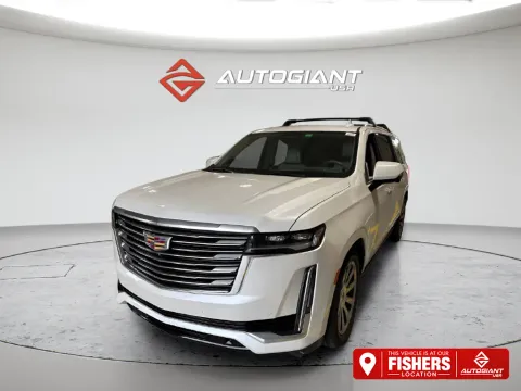 White 2023 Cadillac Escalade ESV Premium Luxury Platinum for sale in Fishers, IN