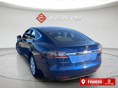 Blue 2017 Tesla Model S 75D for sale in Fishers, IN