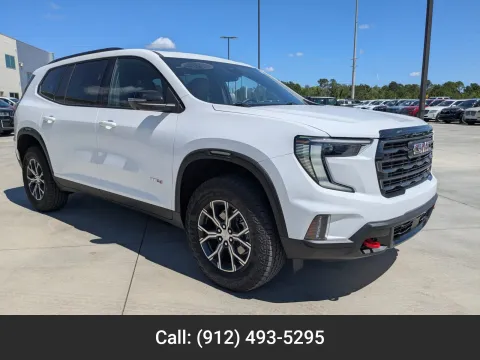 White 2024 GMC Acadia AWD AT4 for sale in Douglas, GA