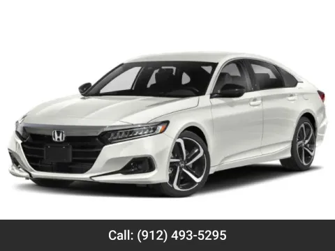 Black 2021 Honda Accord Sedan Sport for sale in Douglas, GA