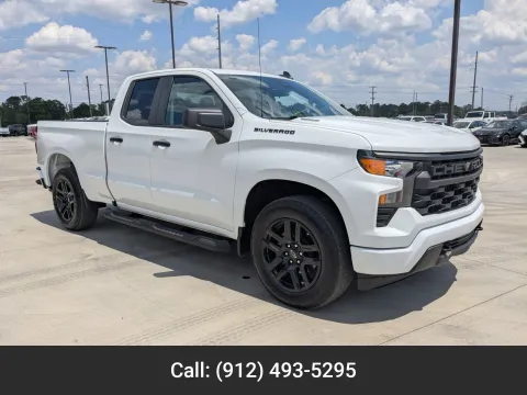 White 2024 Chevrolet Silverado 1500 Custom for sale in Douglas, GA