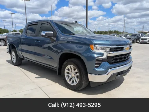 Blue 2024 Chevrolet Silverado 1500 LT for sale in Douglas, GA