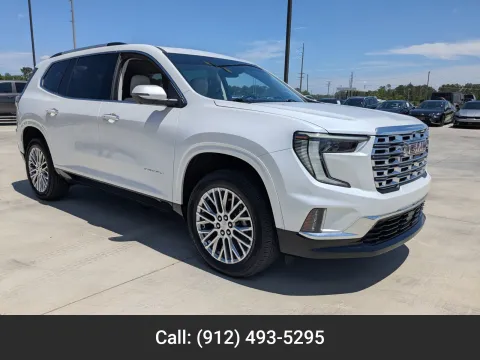 White 2024 GMC Acadia FWD Denali for sale in Douglas, GA