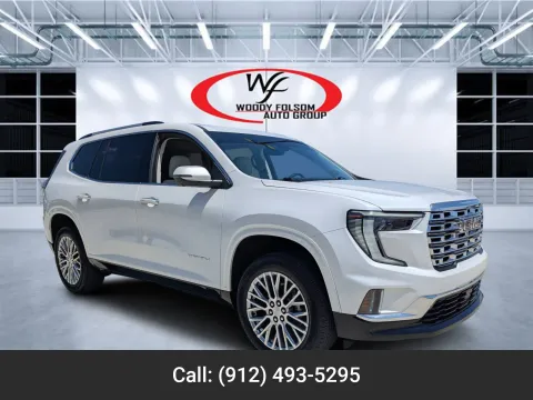 White 2024 GMC Acadia FWD Denali for sale in Douglas, GA