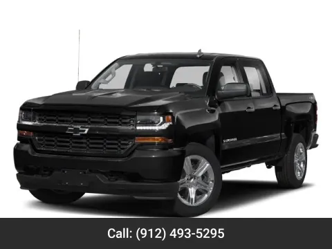 Black 2018 Chevrolet Silverado 1500 Custom for sale in Douglas, GA