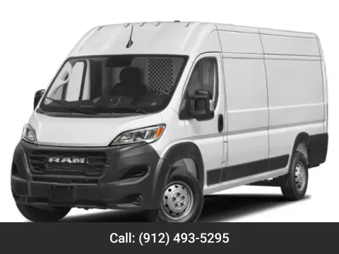 White 2023 Ram ProMaster Cargo Van High Roof for sale in Douglas, GA