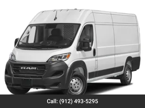 White 2023 Ram ProMaster Cargo Van High Roof for sale in Douglas, GA