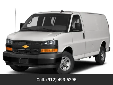 White 2018 Chevrolet Express Cargo Van Work Van for sale in Douglas, GA
