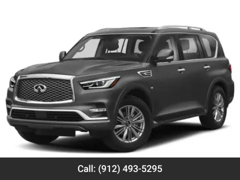 Black 2019 INFINITI QX80 LUXE for sale in Douglas, GA