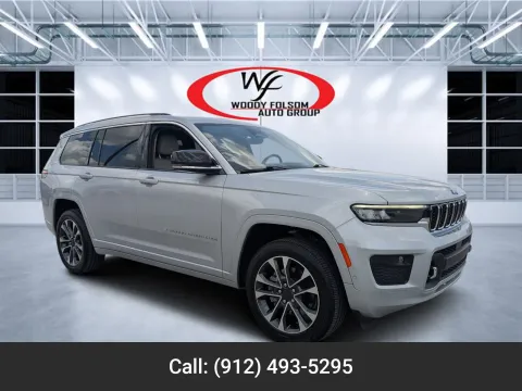 Silver 2021 Jeep Grand Cherokee L Overland for sale in Douglas, GA