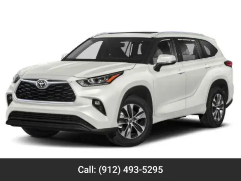 White 2021 Toyota Highlander XLE for sale in Douglas, GA