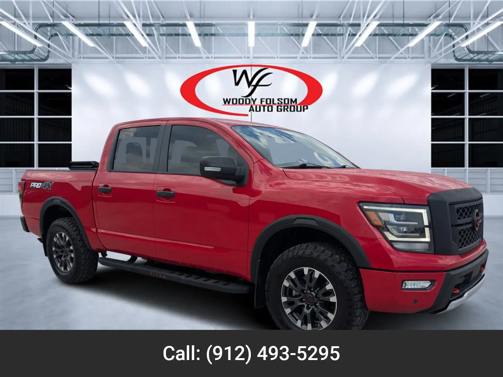 Red 2023 Nissan Titan PRO-4X for sale in Douglas, GA