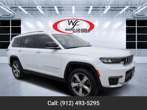 White 2021 Jeep Grand Cherokee L Limited for sale in Douglas, GA