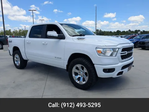 White 2022 Ram 1500 Big Horn for sale in Douglas, GA