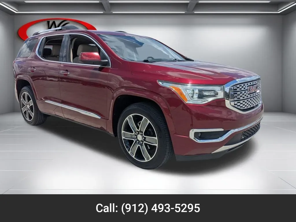 Red 2018 GMC Acadia Denali for sale in Douglas, GA