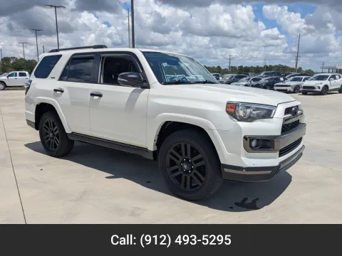 White 2019 Toyota 4Runner Limited Nightshade for sale in Douglas, GA