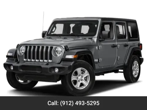 Black 2018 Jeep Wrangler Unlimited Sport S for sale in Douglas, GA