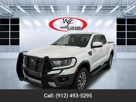 White 2022 Ford Ranger LARIAT for sale in Douglas, GA