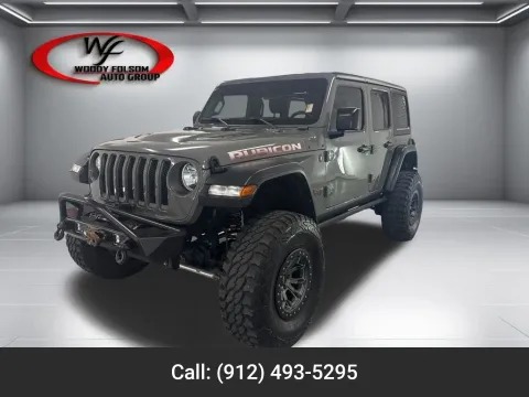 Gray 2022 Jeep Wrangler Unlimited Rubicon for sale in Douglas, GA