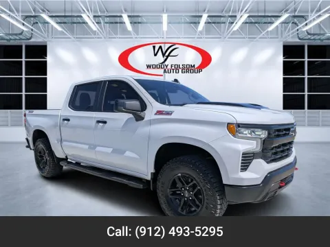 White 2023 Chevrolet Silverado 1500 LT Trail Boss for sale in Douglas, GA