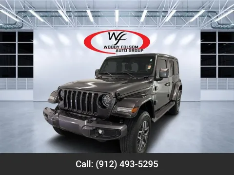 Silver 2021 Jeep Wrangler Unlimited Sahara High Altitude for sale in Douglas, GA