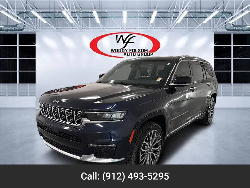 Blue 2023 Jeep Grand Cherokee L Summit Reserve for sale in Douglas, GA