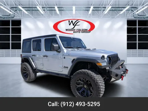 Silver 2024 Jeep Wrangler Willys for sale in Douglas, GA