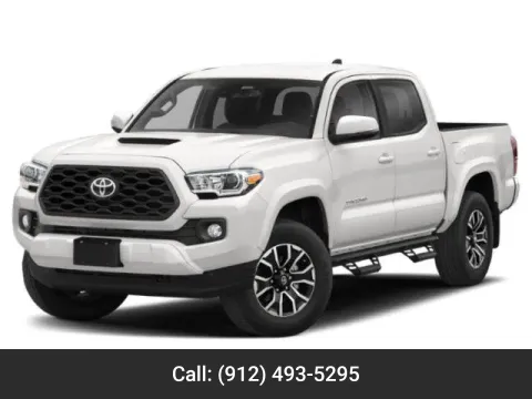 White 2021 Toyota Tacoma TRD Sport for sale in Douglas, GA