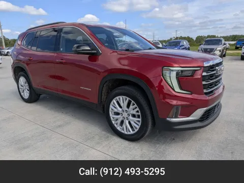 Red 2026 GMC Acadia FWD Elevation for sale in Douglas, GA