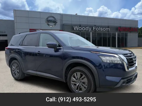 Blue 2024 Nissan Pathfinder SV for sale in Douglas, GA