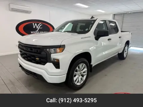 White 2024 Chevrolet Silverado 1500 Custom for sale in Baxley, GA
