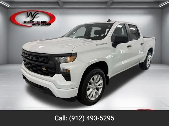 White 2024 Chevrolet Silverado 1500 Custom for sale in Baxley, GA