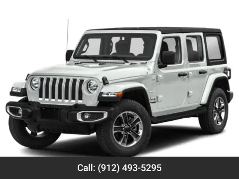 White 2018 Jeep Wrangler Unlimited Sahara for sale in Baxley, GA