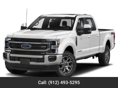 White 2021 Ford Super Duty F-250 SRW King Ranch for sale in Baxley, GA