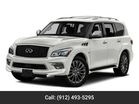 Black 2016 INFINITI QX80 Limited for sale in Baxley, GA
