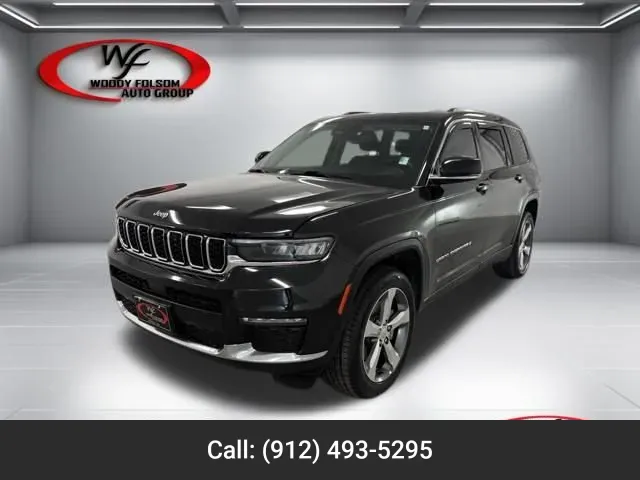 Black 2021 Jeep Grand Cherokee L Limited for sale in Baxley, GA