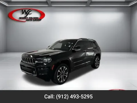 Black 2022 Jeep Grand Cherokee Overland for sale in Baxley, GA