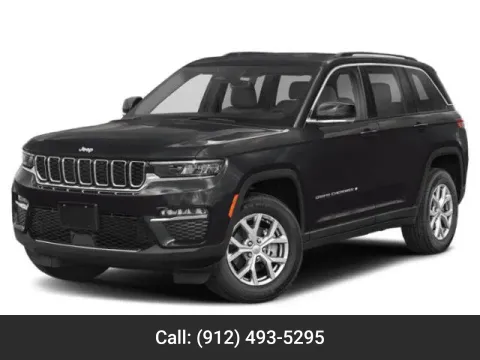 Black 2022 Jeep Grand Cherokee Overland for sale in Baxley, GA