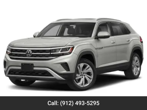White 2023 Volkswagen Atlas Cross Sport 3.6L V6 SEL R-Line Black for sale in Baxley, GA