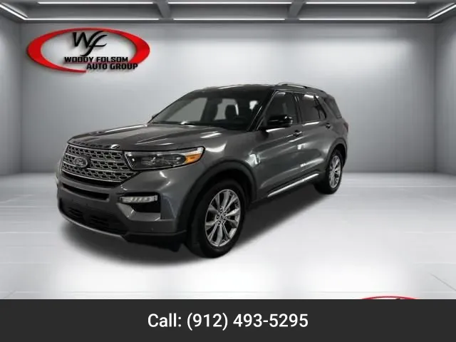 Gray 2022 Ford Explorer Limited for sale in Baxley, GA