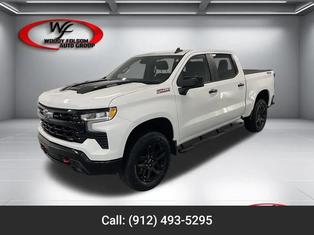 White 2023 Chevrolet Silverado 1500 LT Trail Boss for sale in Baxley, GA