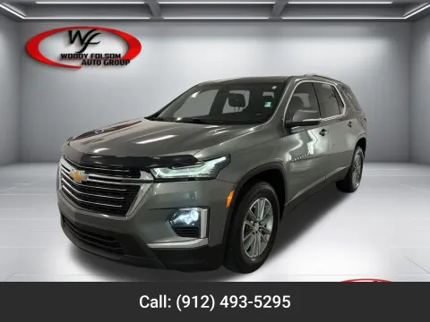 Silver 2023 Chevrolet Traverse LT Cloth for sale in Baxley, GA