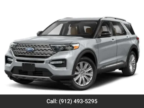 Silver 2022 Ford Explorer Limited for sale in Baxley, GA