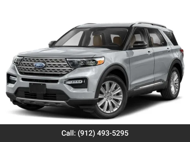 Silver 2022 Ford Explorer Limited for sale in Baxley, GA