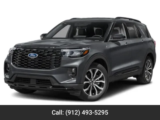 Black 2025 Ford Explorer ST-Line for sale in Baxley, GA
