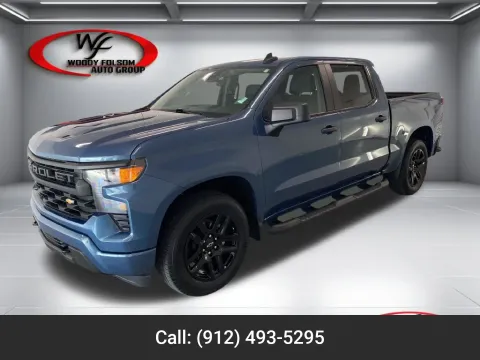Blue 2024 Chevrolet Silverado 1500 Custom for sale in Baxley, GA