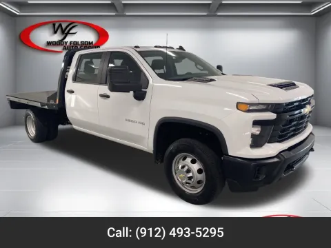 White 2025 Chevrolet Silverado 3500 HD CC Work Truck for sale in Baxley, GA