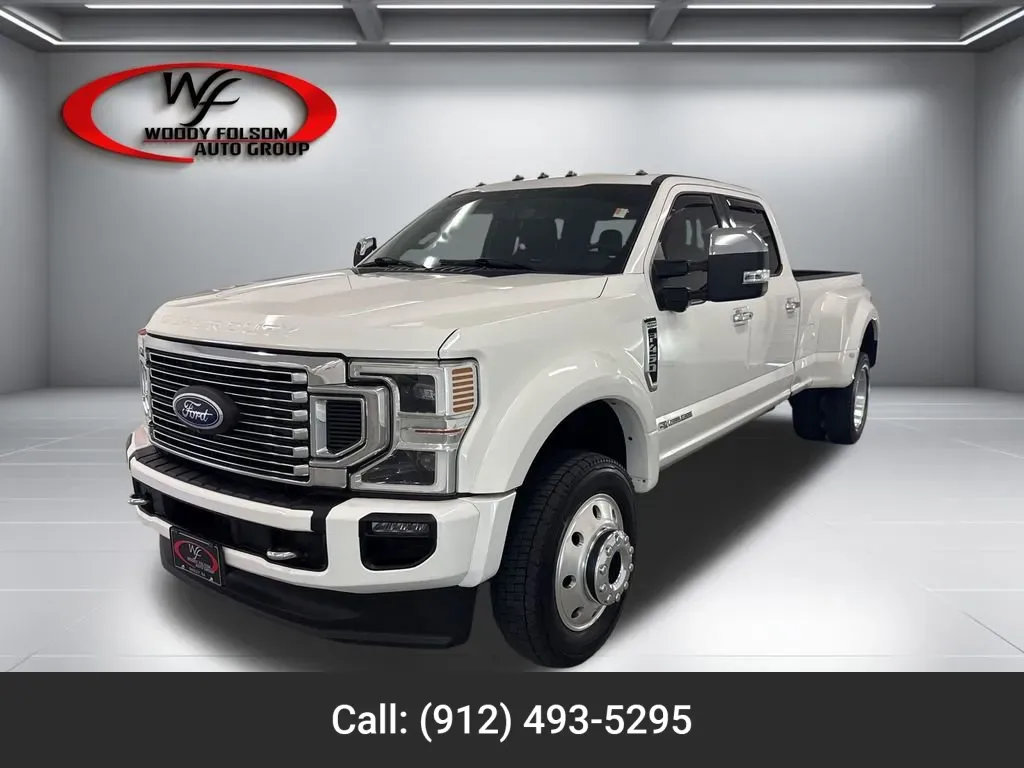 White 2020 Ford Super Duty F-450 DRW Platinum for sale in Baxley, GA