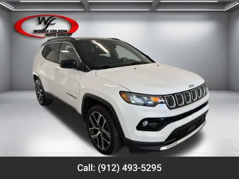 White 2025 Jeep Compass Limited for sale in Baxley, GA